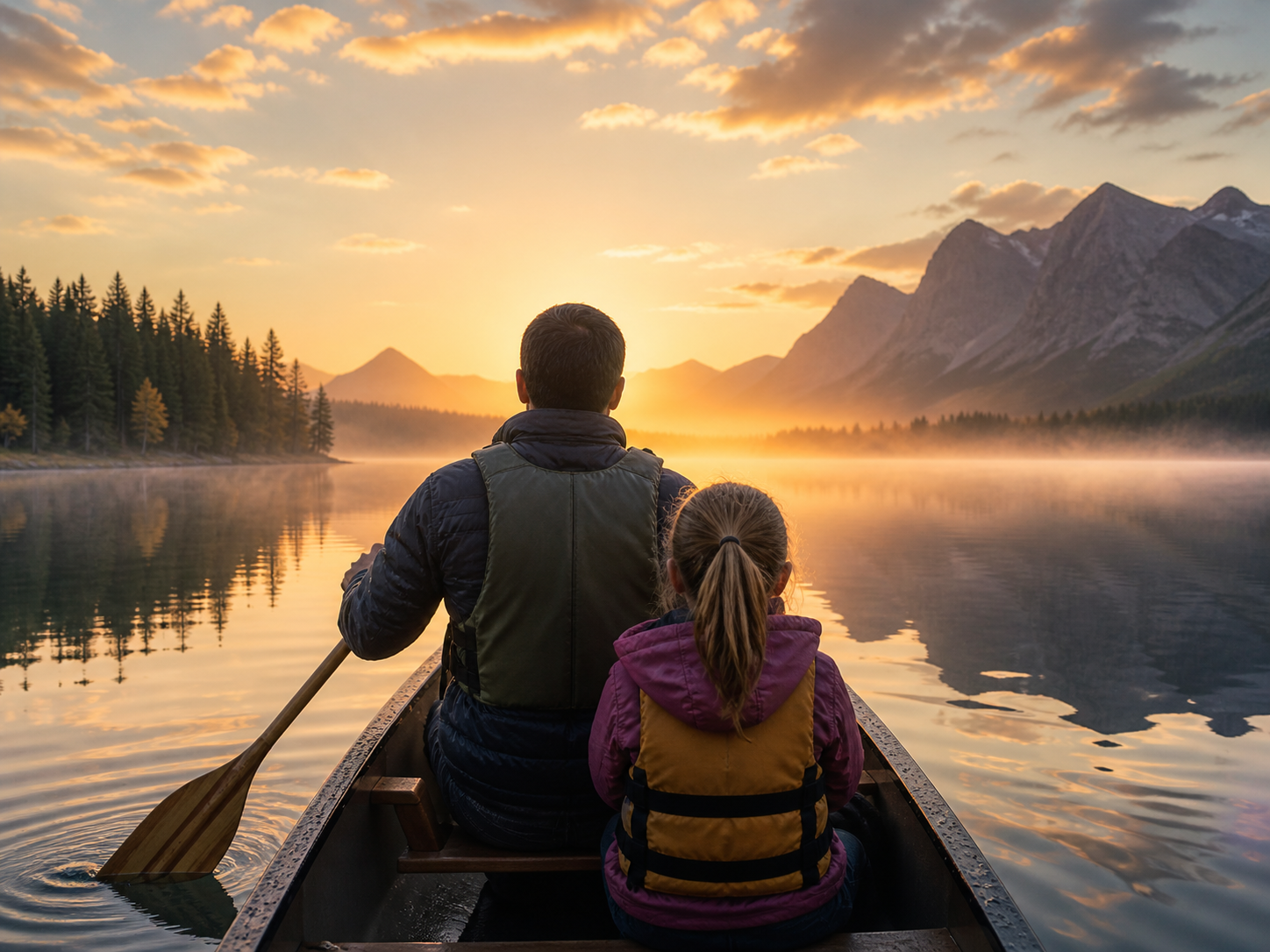 Bill Ilkov canoe ride representing shared time together