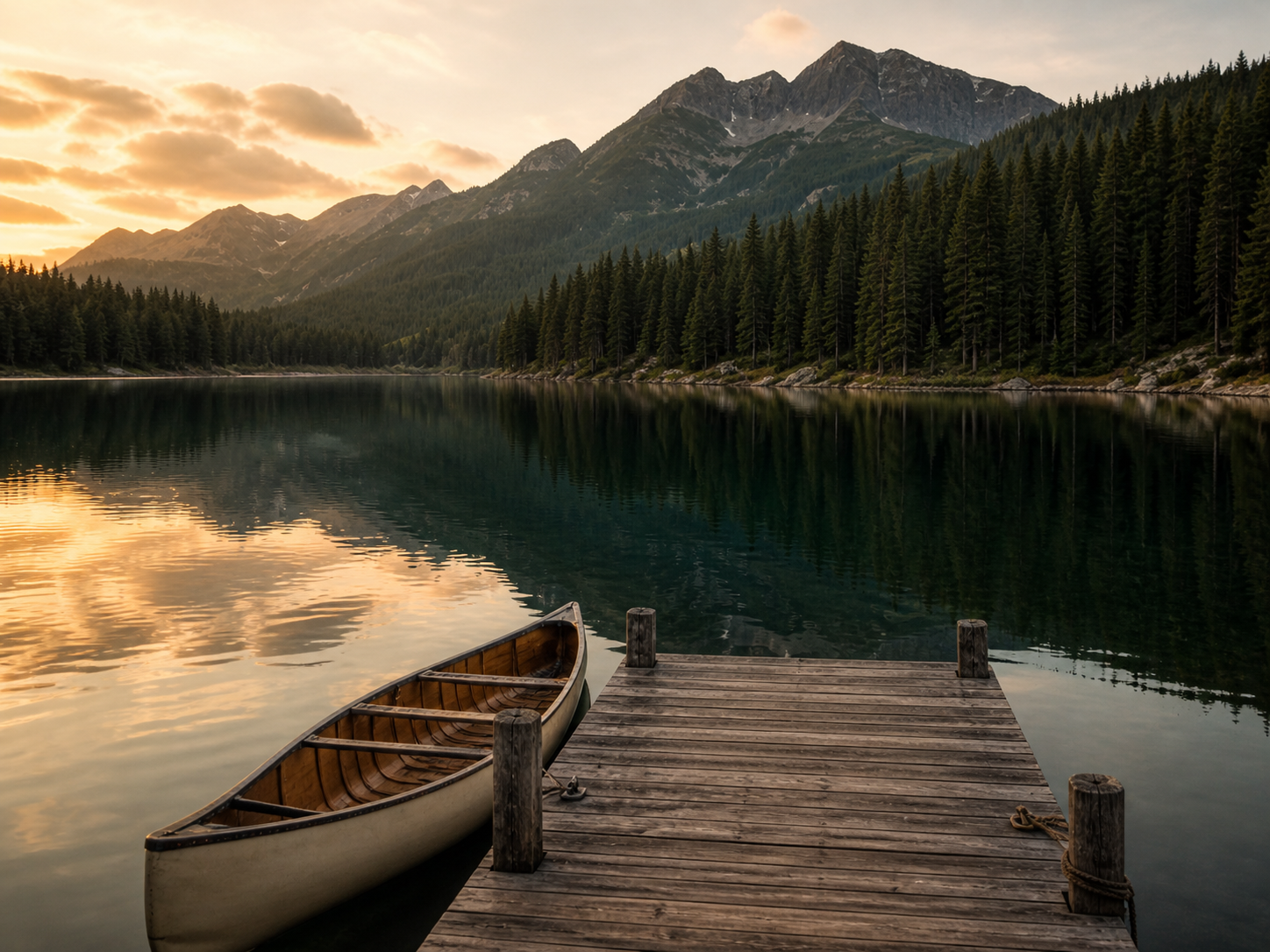 Bill Ilkov outdoor adventure lake reflections at golden hour